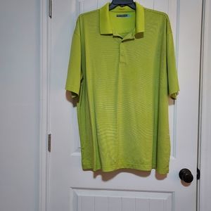 Roundtree & Yorke Performance 3XT lime green pull over 1/4 neck collar preowned